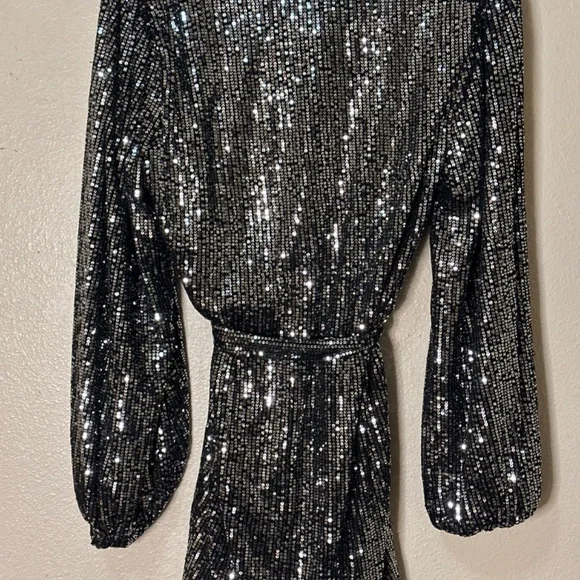 Buddy Love Sequin Black Cocktail Dress - Picture 5 of 5